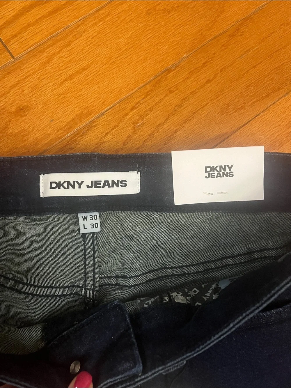 DKNY Men’s Skinny Jeans in Black Wash